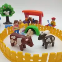 Playmobil 1,2,3 scène campagne