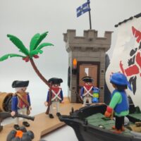 Playmobil scène pirates et soldats