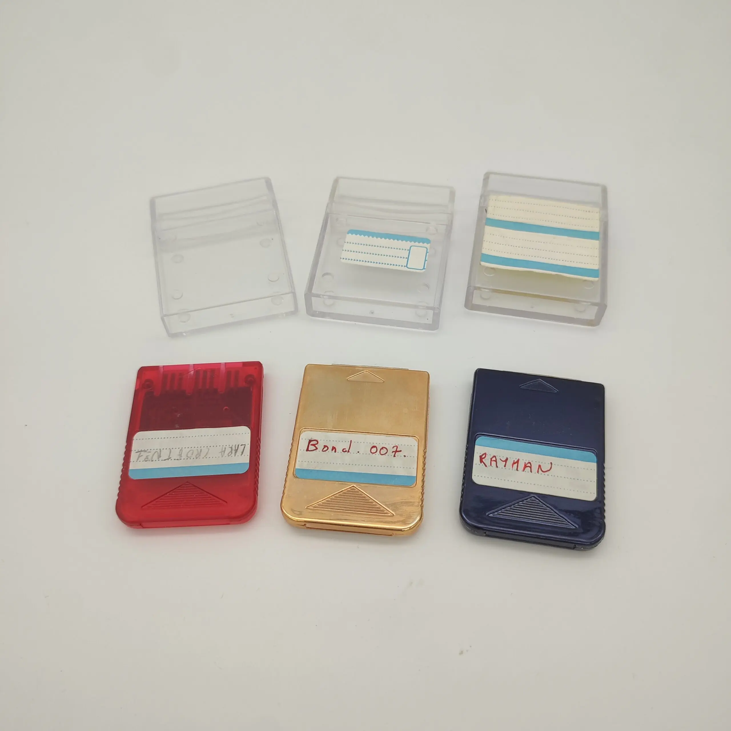 Lot de 3 cartes mémoire Ps1