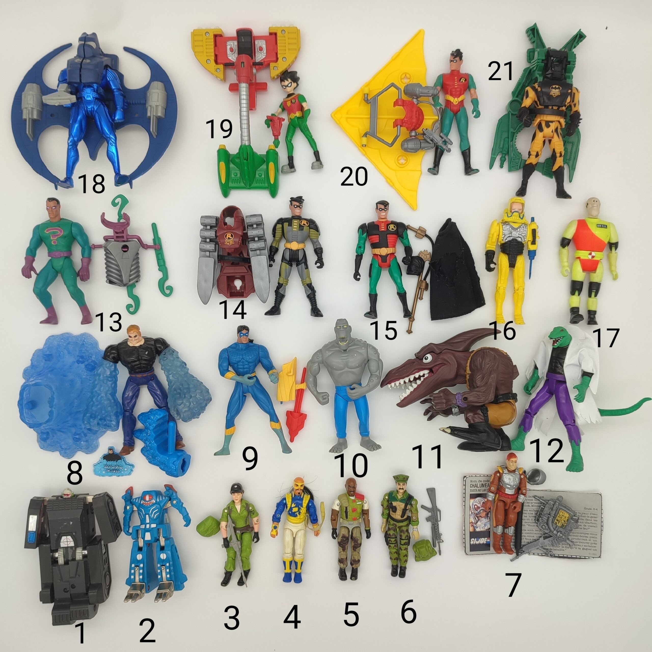 Figurines année 90