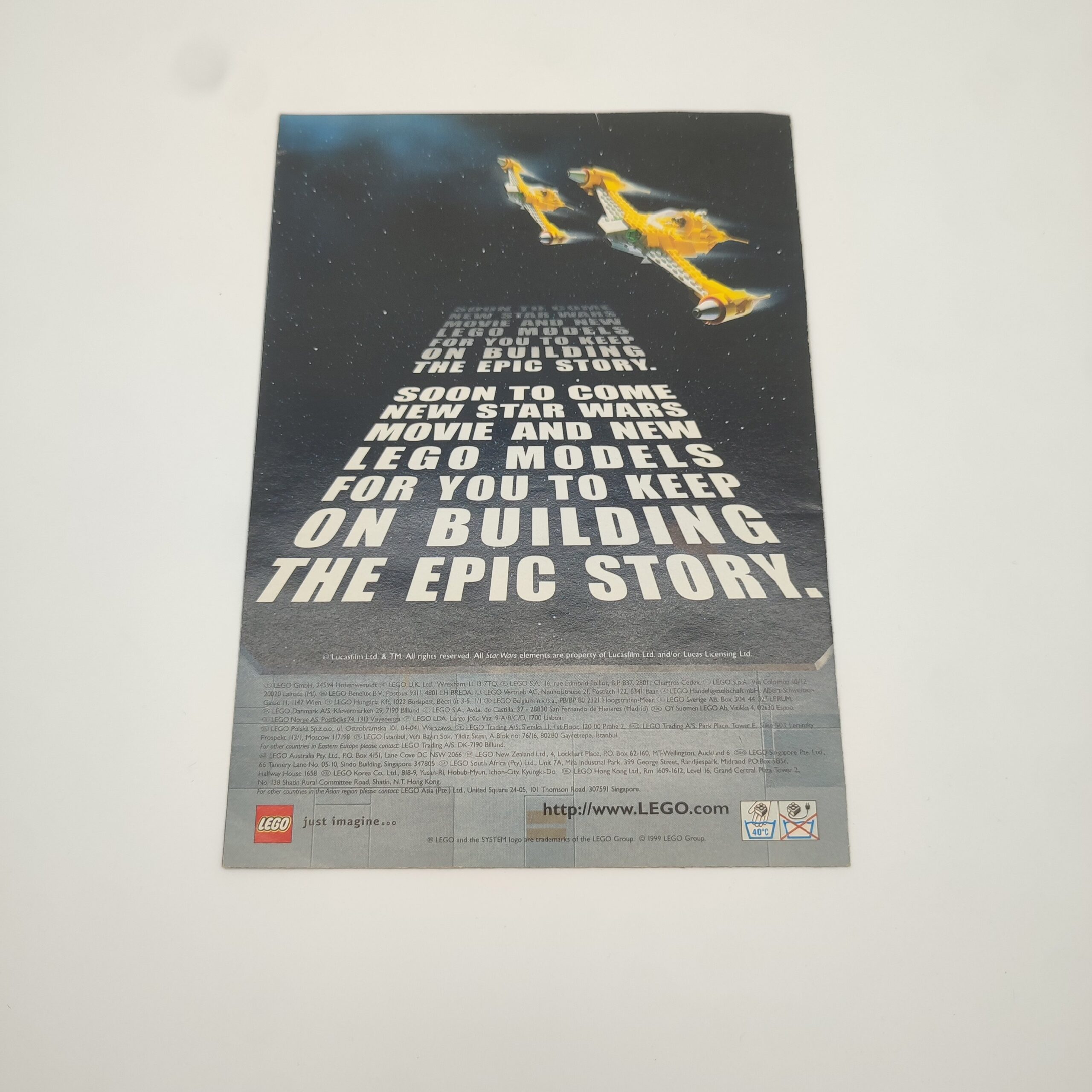 Publicité Lego Star Wars de 1999 – Image 2